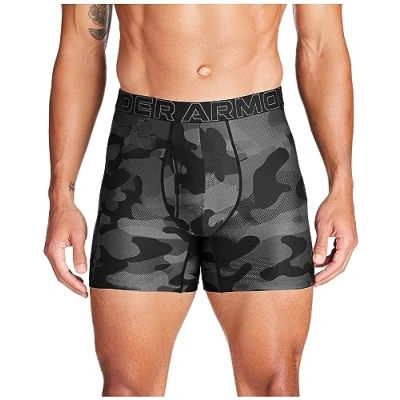 Abbildung von Under Armour Herren Standard Tech Boxerjock, 15,2 cm, Multipack, Schwarz Neo Camo Print 3er Pack, XXX Large