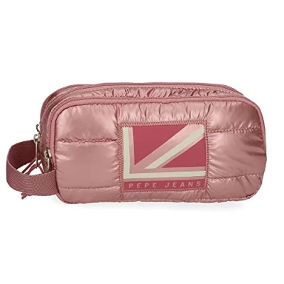 Abbildung von Pepe Jeans Carol Federmäppchen, dreifach, Rosa, 22 x 10 9 cm, Polyester