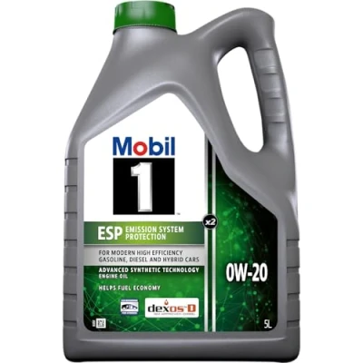 Abbildung von Mobil ESP x2 0W 20 5l Motoröl 153684 VOLKSWAGEN: Golf 7, Polo V Hatchback, Sharan II, AUDI: A6 C7 Avant, A4 B9 A3 Sportback