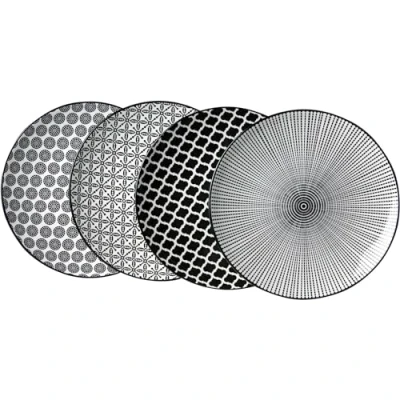 Abbildung von Ritzenhoff &amp; Breker Speiseteller »Takeo«, (Set, 4 St.), Porzellan, skandinavisch schlichter Touch, Ø 26,5 cm