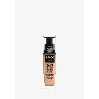 Abbildung von NYX Professional Makeup Can&#039;t Stop Won&#039;t Full Coverage Foundation Vanilla 30 ml