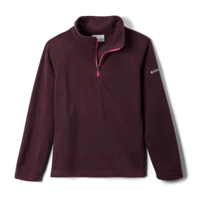 Abbildung von Columbia Fleece Pulli mit halbem Reißverschluss für Mädchen, Glacial