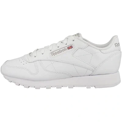 Abbildung von Reebok Damen Classic Leather Sneaker,Ftwwht Ftwwht Pugry3,42.5 EU