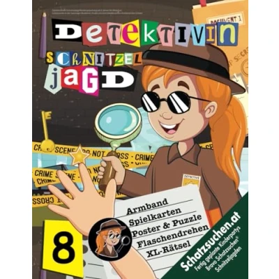 Abbildung von Detektivinnen Schnitzeljagd Kindergeburtstag ab 8 Jahren für Mädchen: Schatzsuche in der Spionage Akademie: Findet mit dem Armband den Schatz! (Bravo Schatzsuche)