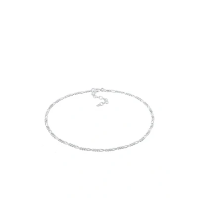 Abbildung von Elli Anklet Basic Armband silvercoloured, Damen, Größe: 22, Silver coloured
