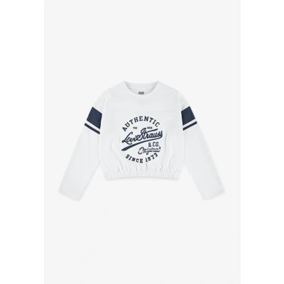 Abbildung von Levi&#039;s Varsity TEE Langarmshirt für Kinder, Größe: 92, blanc de