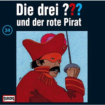Abbildung von Die drei Fragezeichen Folge 34: und der rote Pirat