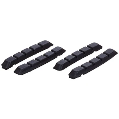 Abbildung von XLC Unisex Erwachsene Bremsschuhe Ersatzbremsgummi BS X07 4er Set 72 mm, Schwarz