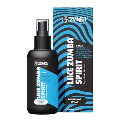 Abbildung von Zumba Beauty Schuhdeo 150ml Wirksames Schuhspray gegen Geruch als Schuh Deo Spray oder Fußdeo, Angenehem riechender Geruchsentferner Minze