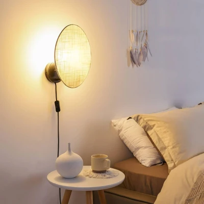 Abbildung von Pauleen Wandleuchte »Boho Dream max20W Schwarz/Beige 230V Metall/Stoff«, 1 flammig, Leuchtmittel E27 ohne Leuchtmittel,