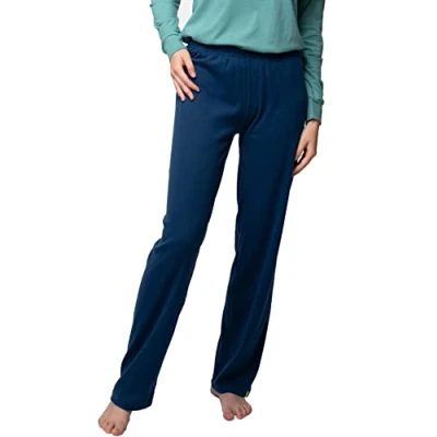 Abbildung von loud + proud Derby JAMA Nachtwäsche Hose, Damen, Größe: 42, Ultramarinblau