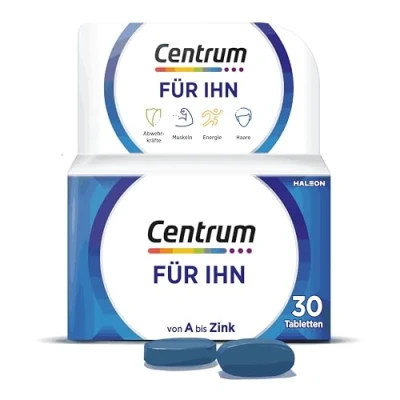 Abbildung von Centrum für Ihn, 30 St. Hochwertiges Nahrungsergänzungsmittel speziell Männer zur täglichen Komplettversorgung mit Mikronährstoffen Verpackung kann variieren