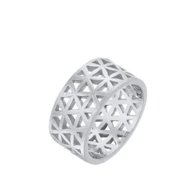 Abbildung von Elli Statement Design Ring, Damen, Größe: 54, Silber