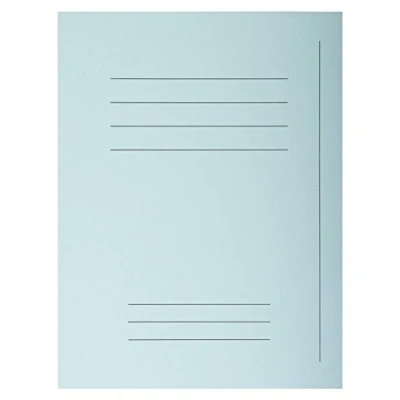 Abbildung von Exacompta 435006E Packung 50 Forever Aktendeckel (mit Beschriftungsfeld aus Recycling Karton 250 g, DIN A4, 21 x 29,7 cm) hellblau