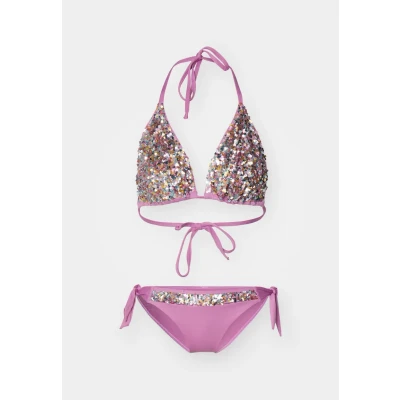 Abbildung von LASCANA Triangel Bikini, Mit glänzenden Pailletten