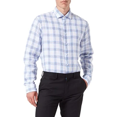 Abbildung von Seidensticker Herren Business Hemd, hellblau, 40