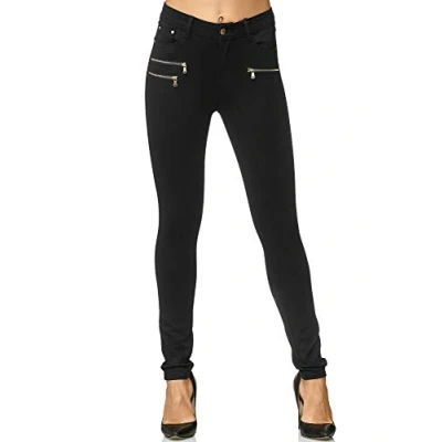 Abbildung von Elara Damen Stretch Hose Skinny Fit Jegging Chunkyrayan H86 48 (4XL)