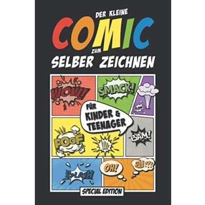 Abbildung von Der kleine Comic zum selber Zeichnen für Kinder &amp; Teenager: 100 Blanko Seiten als Vorlage gestalten Deines eigenen Comics