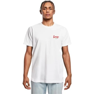 Abbildung von Mister Tee Männlich Collarless T Shirt, Weiß, XL