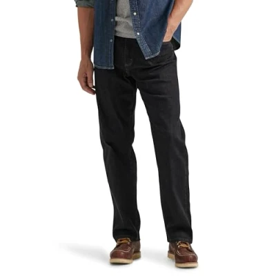 Abbildung von Wrangler Authentics Herren Big &amp; Tall Comfort Flex Waist Relaxed Fit Jeans, Dunkles Denim, 44W / 30L