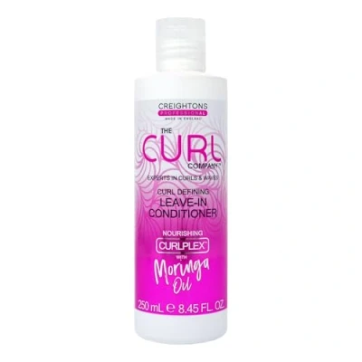 Abbildung von The Curl Company Intenely Moisturize Thirsty Perfect Defining Curls &amp; Coils Leave In Conditioner, professionell formuliert mit Curplex pflegendem Moringa Öl, klares Weiß, 250 ml