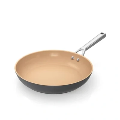 Abbildung von Ninja Extended Life 28cm Keramik Bratpfanne, Antihaftbeschichtung (Keine PFAs, PFOA, Blei oder Cadmium), Induktionskomfort, Edelstahlgriff, Ofenfest Bis 285C, CW90028EUUKDB