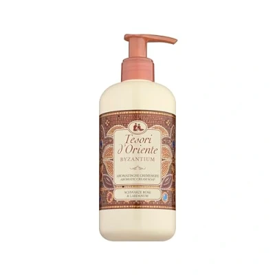 Abbildung von TESORI D&#039;ORIENTE AROMATISCHE CREMESEIFE BYZANTIUM 300 ML mit schwarzer Rose und Labdanum