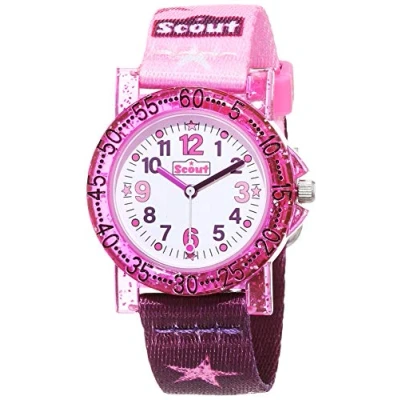 Abbildung von SCOUT Uhren Mädchen Analog Quarz Uhr mit Textilband Armband 1