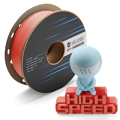 Abbildung von SainSmart GT 3 Mattes PLA Filament 1,75mm, bis zu 500mm/s Schneller Druck, Hochwertiges 3D Drucker Filament, 1 KG Spule, Maßgenauigkeit +/ 0,02mm, Rosenrot