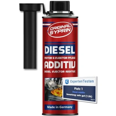 Abbildung von SYPRIN Original Diesel Additiv Kraftstoffzusatz für Dieselmotoren Dieselsystem I Dieseladditiv Kraftstoffadditiv Injektoren Injektor 250ml