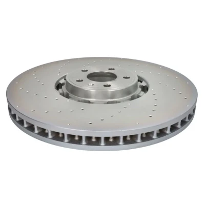 Abbildung von BREMBO 09.D481.43 Bremsscheibe 420 40 5 gelocht/innenbel., Verbundbremsscheibe beschichtet hochgekohlt AUDI: A6 C8 Avant, A7 Sportback
