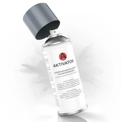 Abbildung von DIP Tools Aktivator Spray Aushärtungsbeschleuinger 200ml I für Sekundenkleber Powerkleber Superkleber Blitzkleber, Kleber Aktivator, extra stark schnelles Aushärten