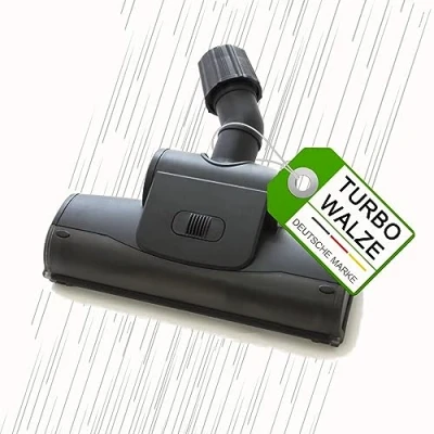 Abbildung von Maxorado Staubsauger Turbodüse Universal I Turbobürste Staubsaugerdüse mit rotierender Bürstenwalze kompatibel Kärcher Bosch Siemens Philips Taski Deuba Tierhaare Düse Tierhaar Bürste