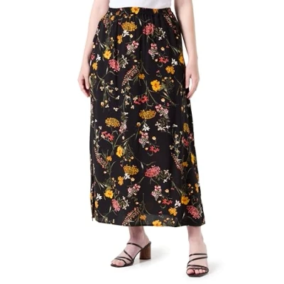 Abbildung von Vero Moda Vmsimply EASY Skirt Alinienrock, Damen, Größe: Large, Black