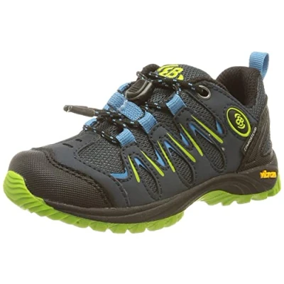 Abbildung von Brütting Unisex Kinder Expedition Kids Traillaufschuhe, Marine Blau Lemon, 25 EU