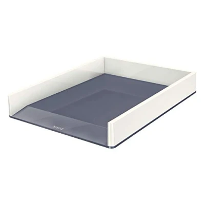 Abbildung von Leitz WOW Briefkorb Duo Colour, 4 Stück, weiß, 53611001