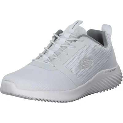 Abbildung von Skechers Herren Bounder Sneaker, White Mesh Pu Trim, 39.5 EU