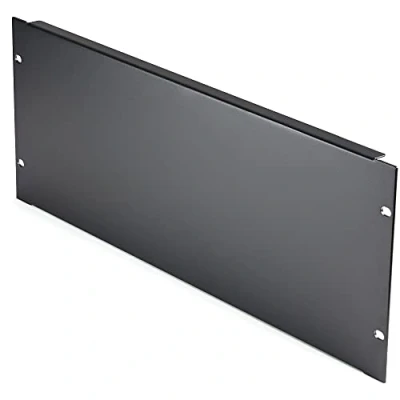 Abbildung von StarTech.com 4U Blindblende für 19 Zoll Rack Blende Server /Netzwerk Racks, Gehäuse und Schränke 4RU Füllplatte/Abstandhalter/Massivplatte Stahl (RKPNL4U)