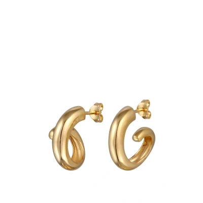 Abbildung von Elli Spirale Design Ohrringe, Damen, Größe: One Size, Gold