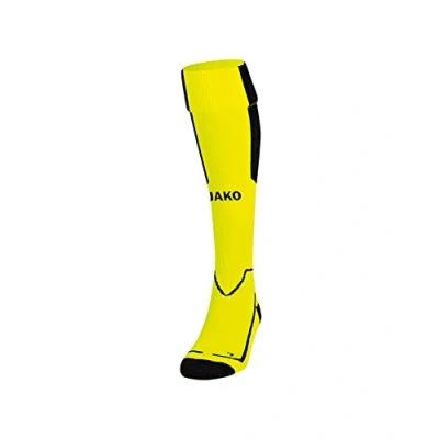 Abbildung von JAKO Unisex Lazio Stutzenstrumpf, neongelb/Schwarz, 43 46 EU