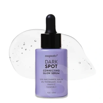 Abbildung von Pigmentflecken Entferner Gesicht Serum, Anti mit Niacinamide, Tranexamsäure &amp; Vitamin C Dark Spot Correcting Glow Serum zur Entfernung von Altersflecken