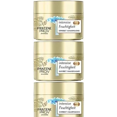 Abbildung von Pantene Pro V Miracles Sorbet Haarmaske Intensive Feuchtigkeit Biotin + Baobab Essenz, 3er Pack (3 x 160ml)