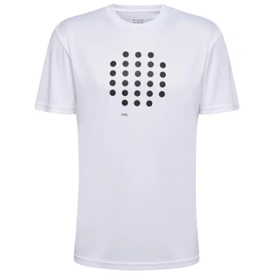 Abbildung von Hummel Court Tshirt print, Herren, Größe: Medium, White