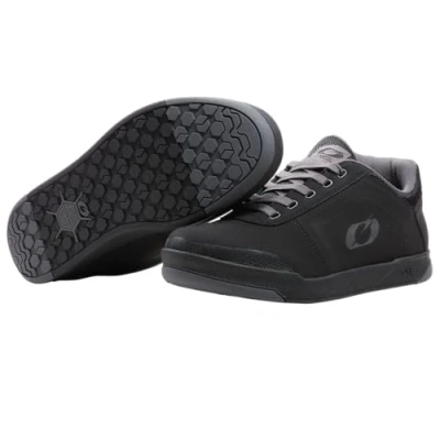 Abbildung von O&#039;NEAL Mountainbike Schuhe MTB Downhill Freeride Vegan Gleichgewicht zwischen Grip und Fußrepositionierung, Innengelenkschutz Pinned Pro Flat Pedal V.22 Shoe Erwachsene Schwarz Grau 44
