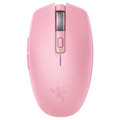 Abbildung von Razer Orochi V2 Mobile Kabellose Gaming Maus mit bis zu 950 Stunden Akkulaufzeit (Ultraleichtes Design, HyperSpeed Wireless &amp; Bluetooth, 2nd Gen Mechanical Mouse Switches) Quartz Pink