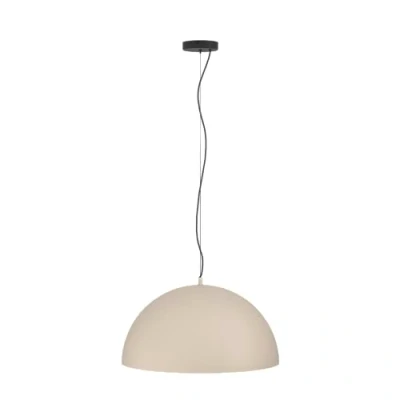 Abbildung von EGLO Hängelampe Gaetano 1, 1 flammige Pendelleuchte über Esstisch, Esszimmerlampe aus Metall in Sandfarben und Schwarz, Hängeleuchte mit E27 Fassung, Ø 53,5 cm