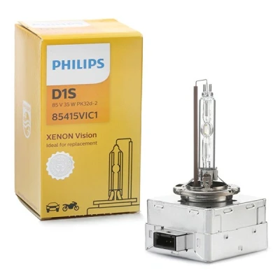 Abbildung von PHILIPS 85415VIC1 Glühlampe, Fernscheinwerfer D1S 85V 35W 4300K Xenon BMW: 5 Touring, 1 Coupe, 3 Saloon, MERCEDES BENZ: C Class T modell kfzteile,