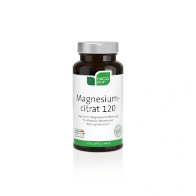 Abbildung von Nicapur Magnesiumcitrat 120 60 Kapseln mit je mg vegan
