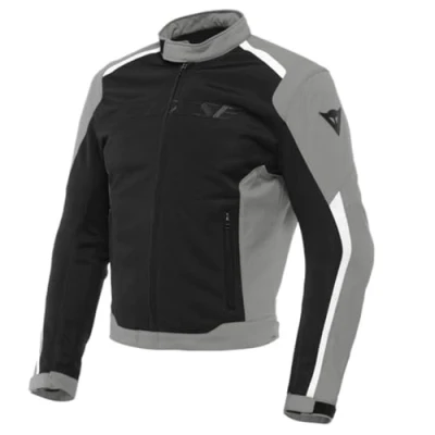Abbildung von Dainese Hydraflux 2 Air D Dry Jacket, Motorradjacke Sommer mit Abnehmbarem Wasserdichtem Futter, Herren, Schwarz/Charcoal Gray, 48