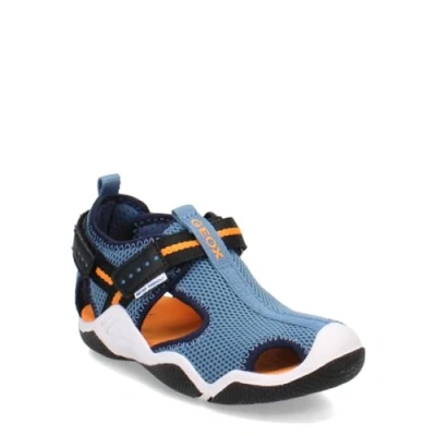 Abbildung von Geox JR Wader Trekkingsandale für Kinder, Größe: 33, Light blue Schuhe
